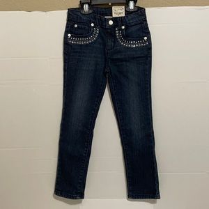 NWT Arizona Jeans skinny size 6 sequins pockets